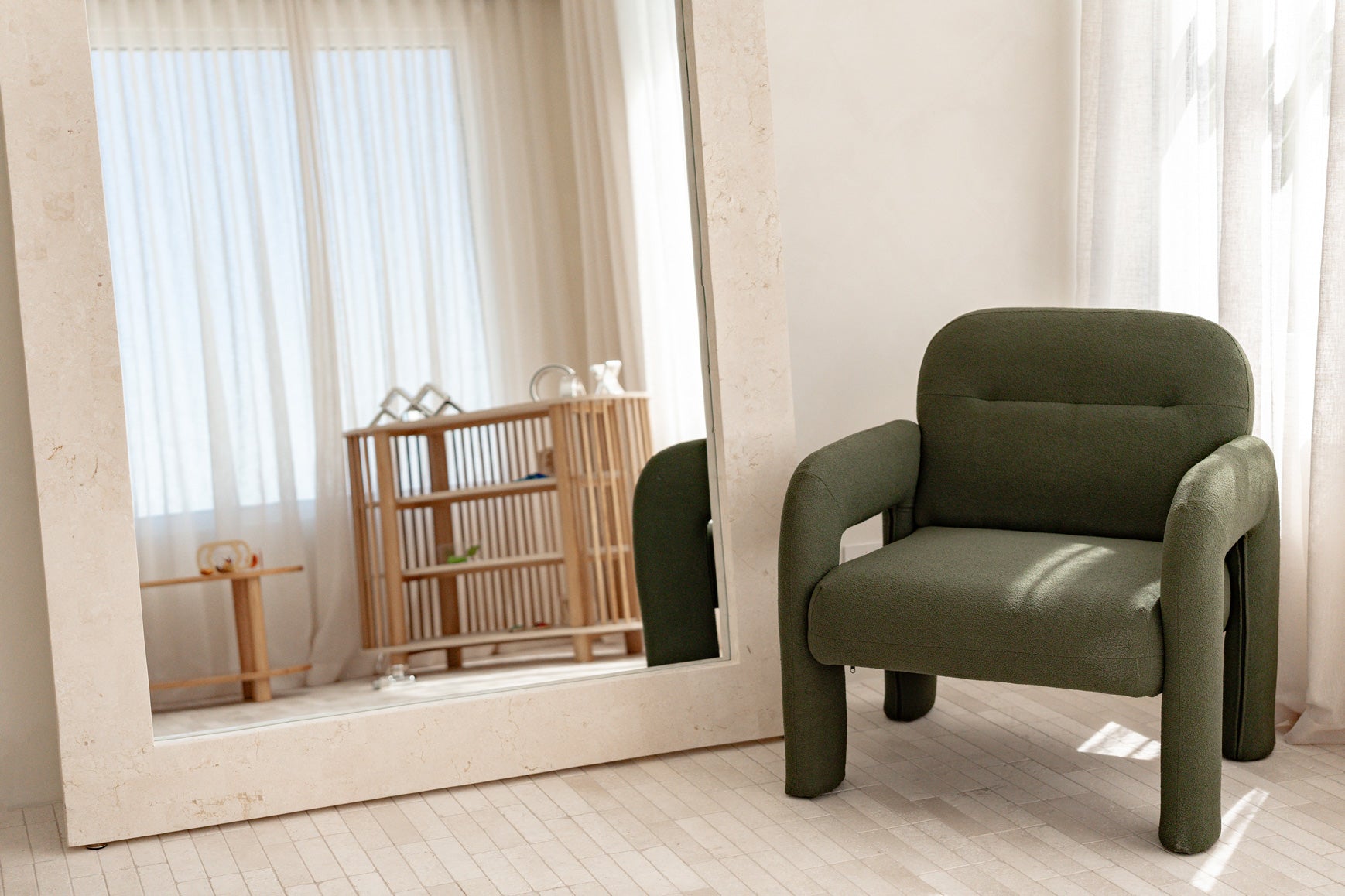 Boucle Nursing Chair