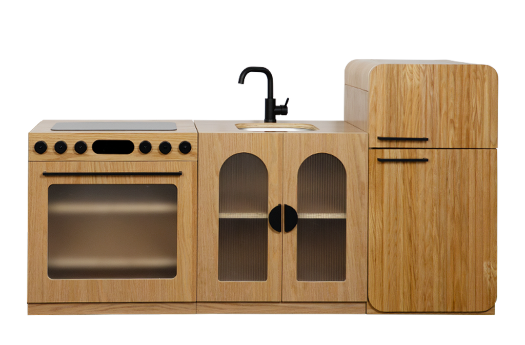 Oak Fluted Home Corner Set