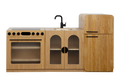 Oak Fluted Home Corner Set