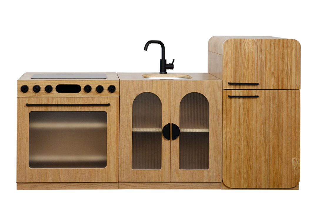 Oak Fluted Home Corner Set