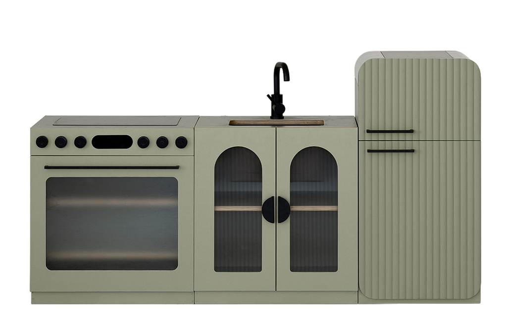 Fluted Home Corner Set Sage