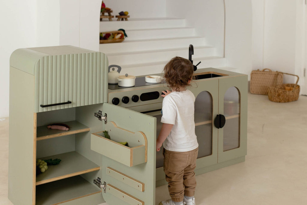 Fluted Home Corner Set Sage