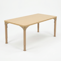 Rectangular Adjustable Kids Classroom Table – 48"×30", 17" to 25" Height