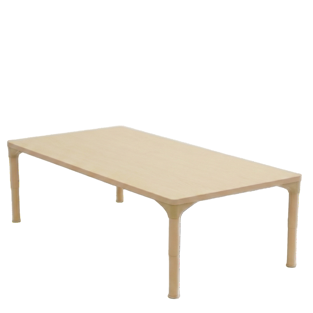 Rectangular Adjustable Kids Classroom Table – 60"×30", 17" to 25" Height