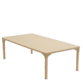Rectangular Adjustable Kids Classroom Table – 60"×30", 17" to 25" Height