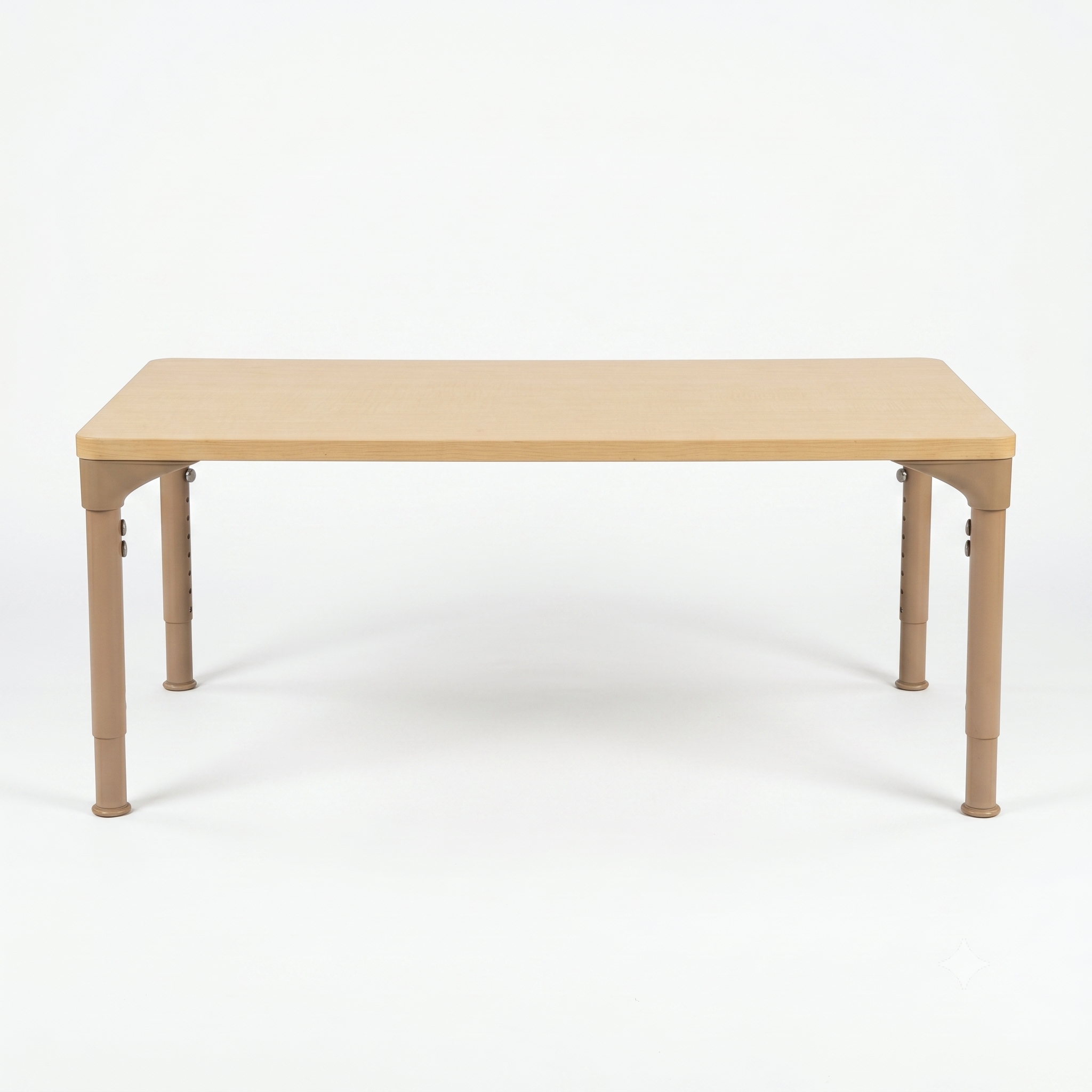 Rectangular Adjustable Kids Classroom Table – 48"×24", 17" to 25" Height