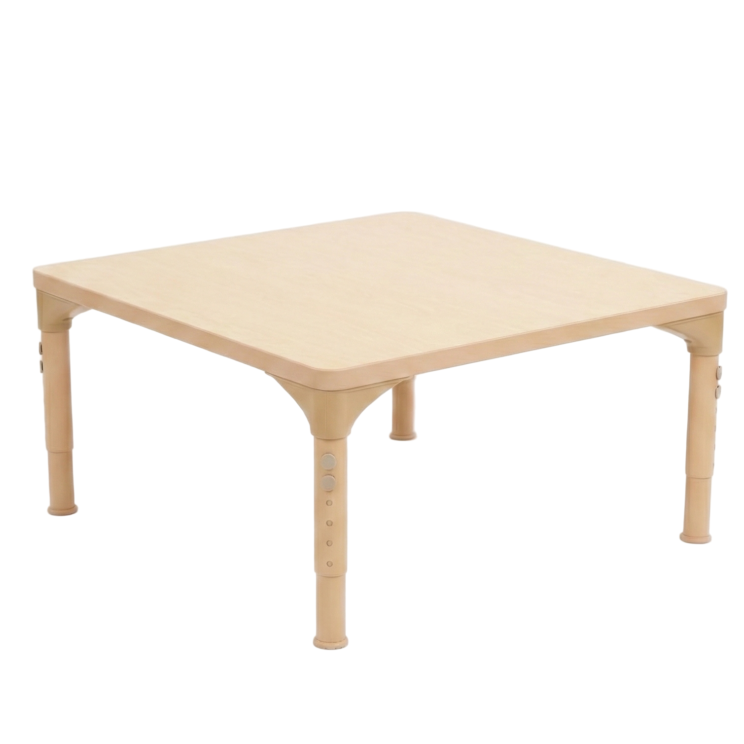 Square Adjustable Kids Classroom Table – 30"×30", 17" to 25" Height