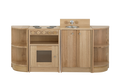 Tas Oak Home Corner Kitchen Set with Quarter Circles