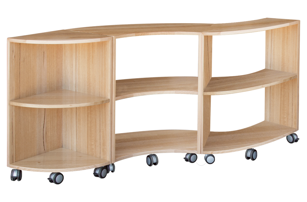 Tas Oak Curved Flexispace Set: 30.7 in