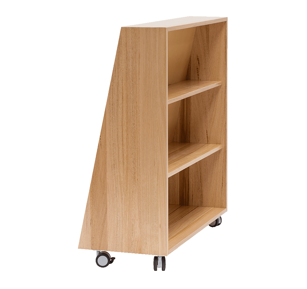 Tas Oak Sloping Bookshelf