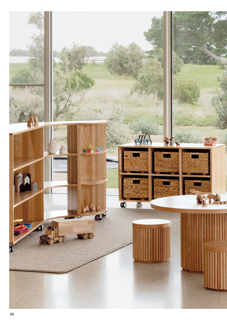 Tas Oak Flexispace Quarter Circle Tall