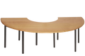Tas Oak Hardwood French Half Circle