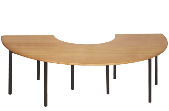 Tas Oak Hardwood French Half Circle