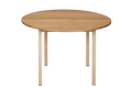 Tas Oak Hardwood Round Table: 35.4 in