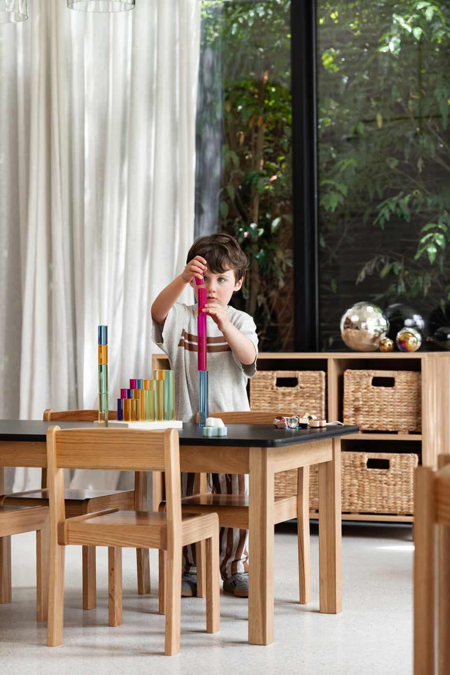Tas Oak 6 Basket Storage Unit