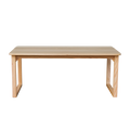 Tas Oak U-Frame Rectangle Table
