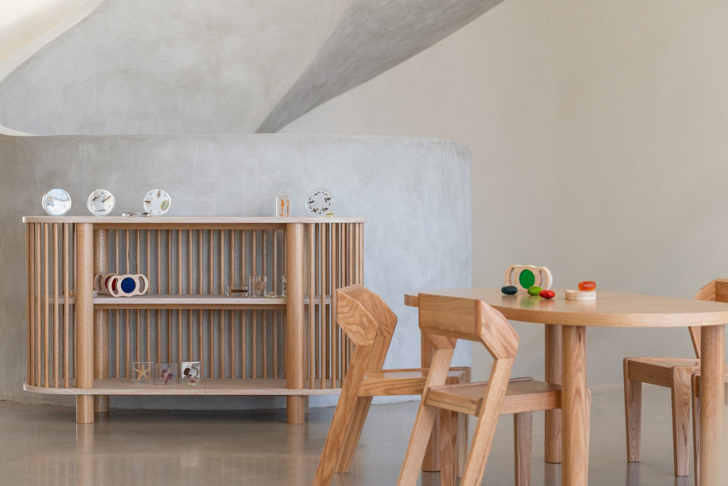 Oak Alfie Stacking Chair