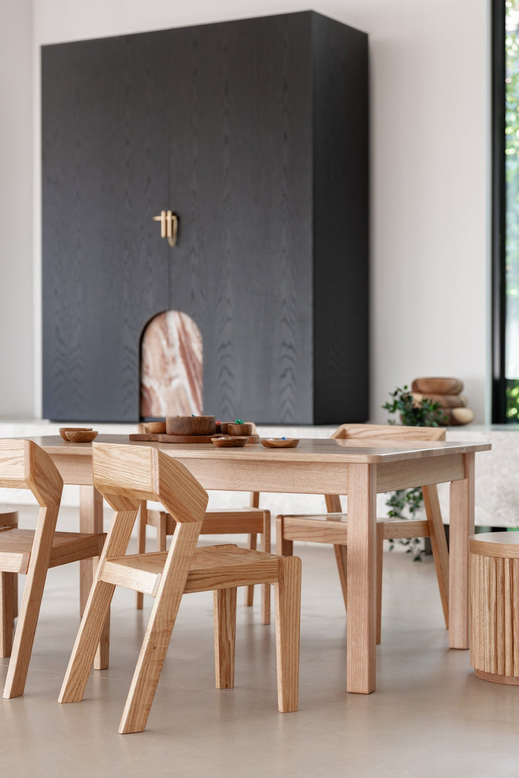 Oak Alfie Stacking Chair
