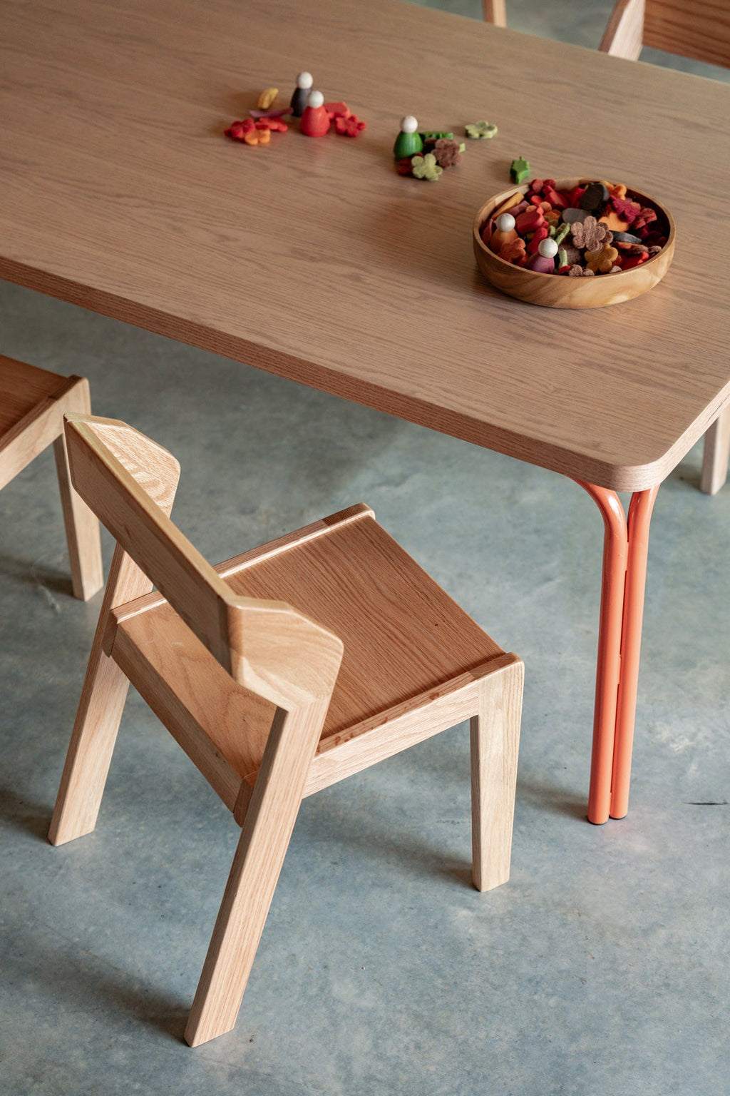 Oak Alfie Stacking Chair