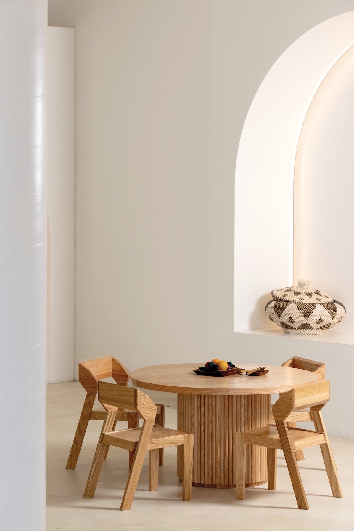 Oak Ottie Stackable Chair