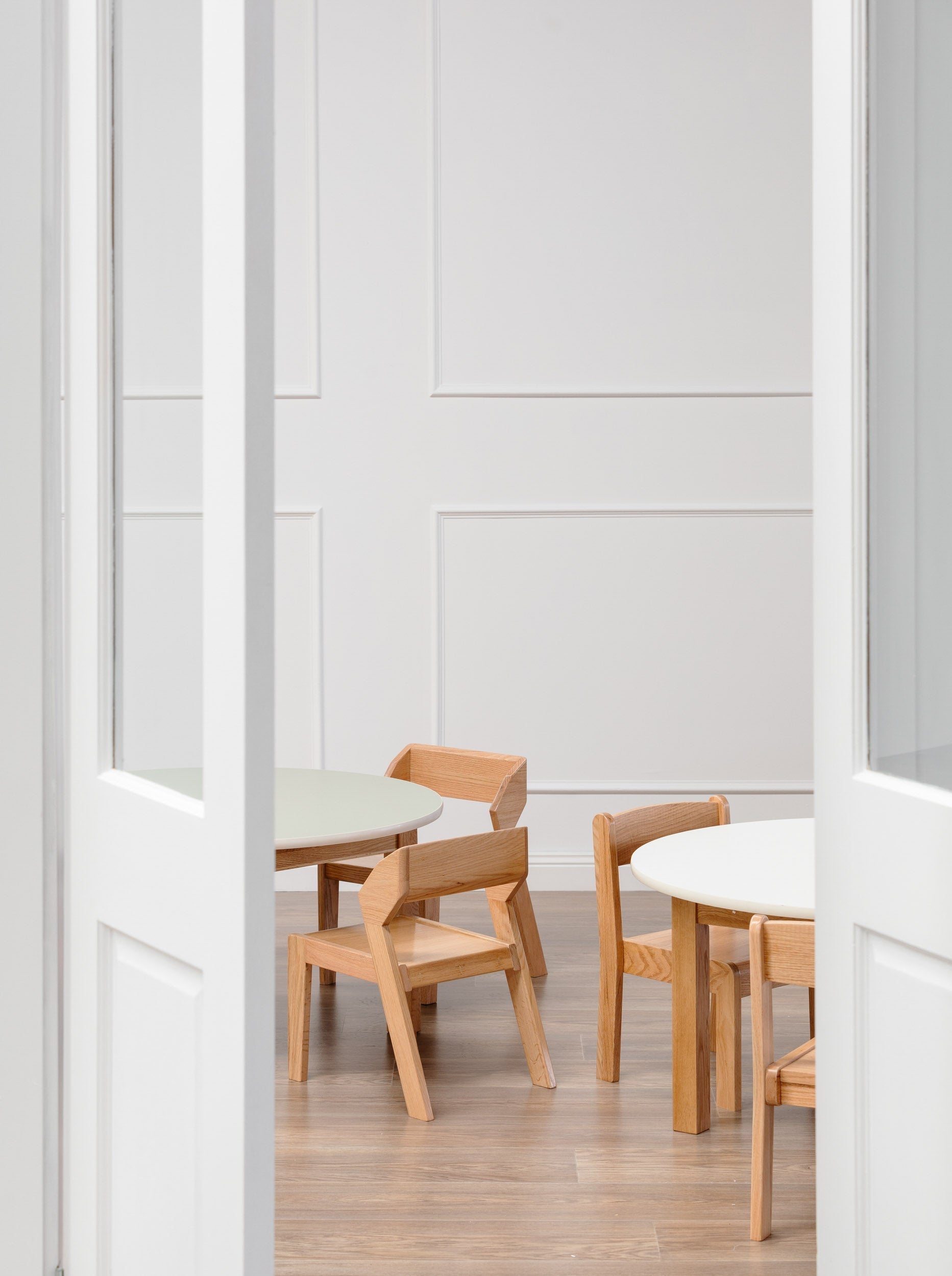 Oak Alfie Stacking Chair
