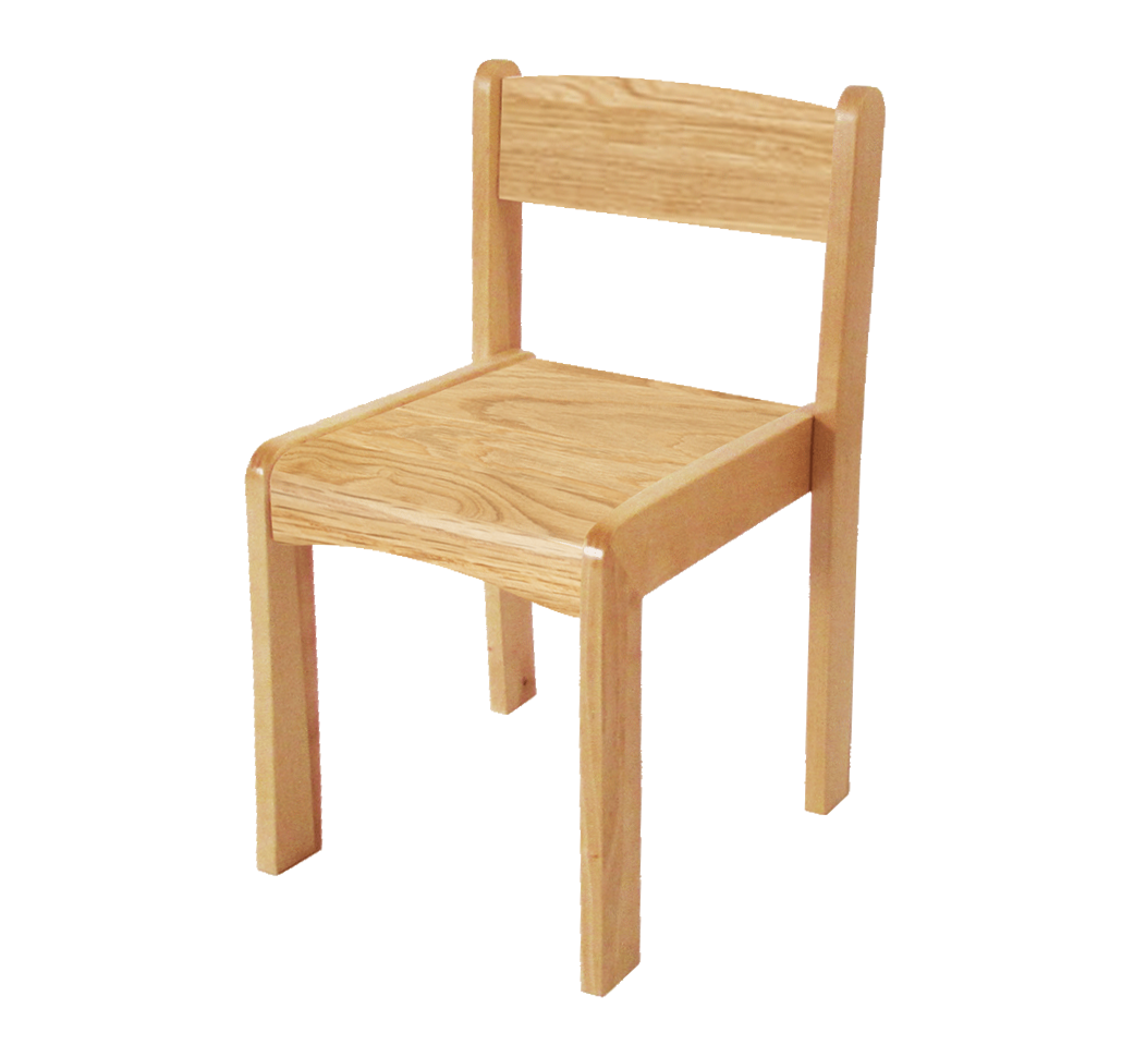 Oak Ottie Stackable Chair