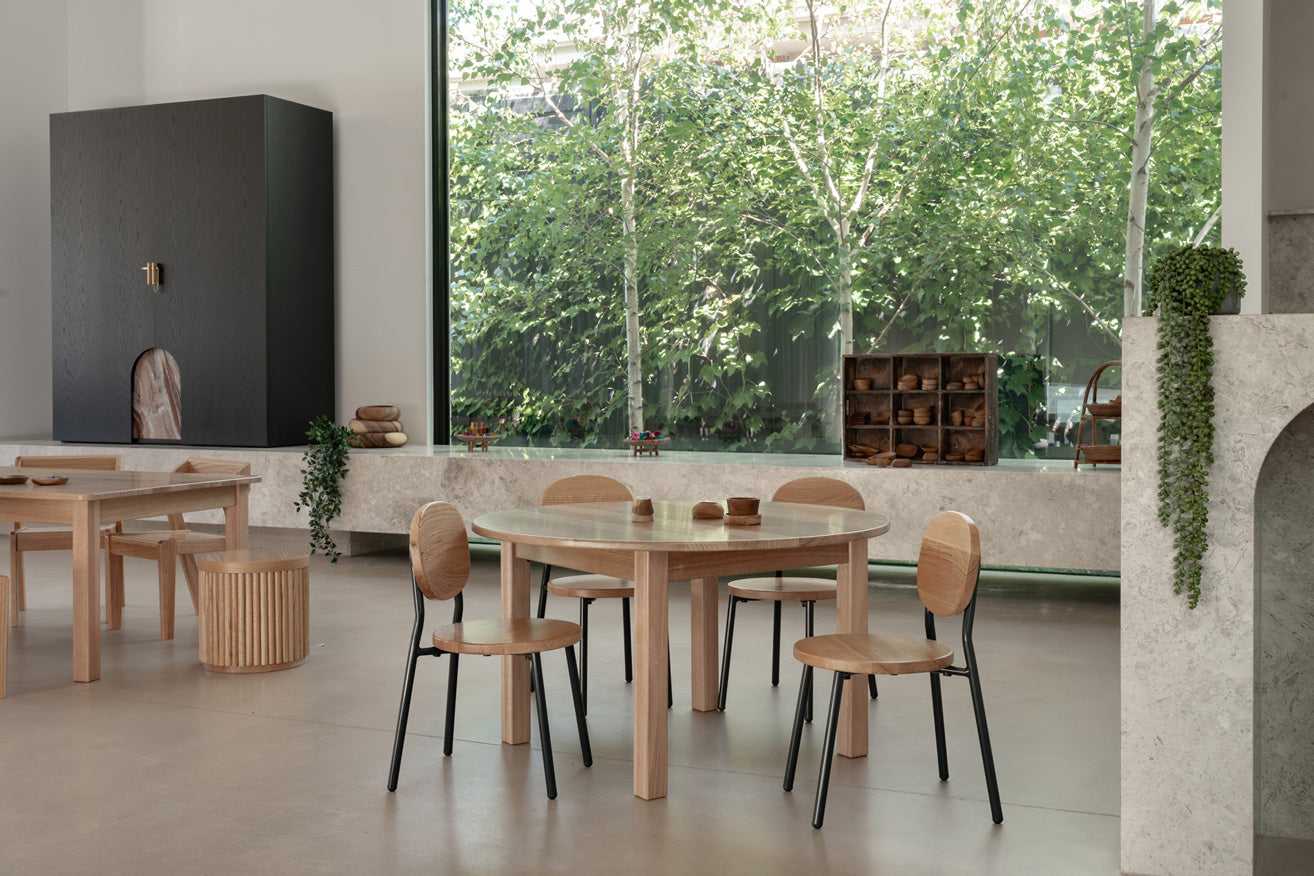 Oak Stacking Chair