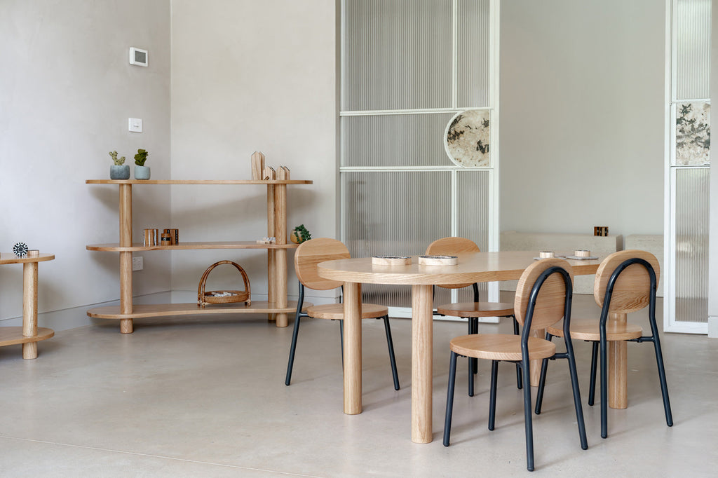 Oak Ottie Stackable Chair