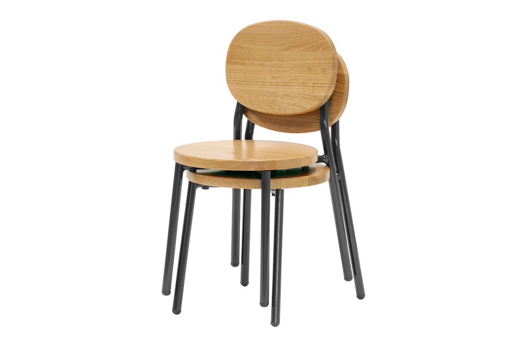 Oak Stacking Chair