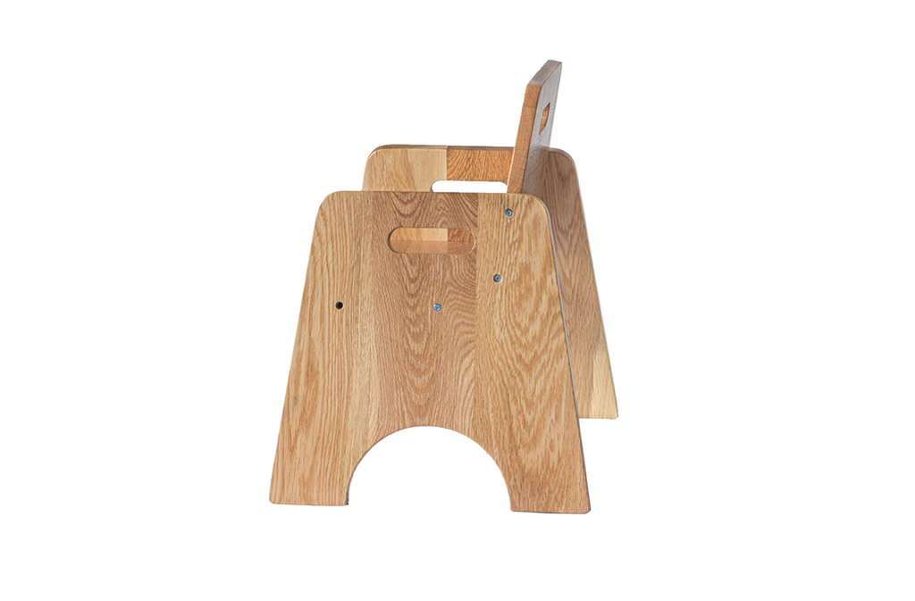 Oak Stackable Toddler Chair