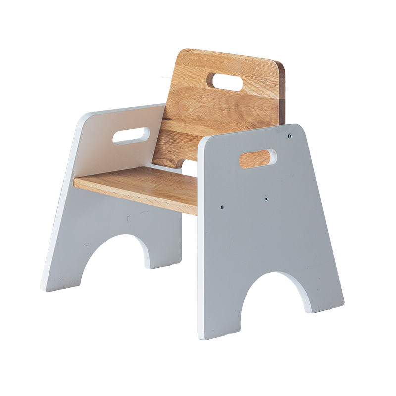 Oak Stackable Toddler Chair