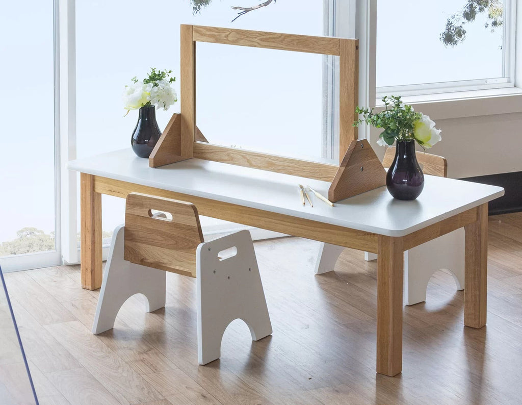 Oak Stackable Toddler Chair