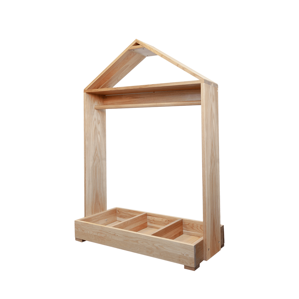 Oak Dress Up Rack