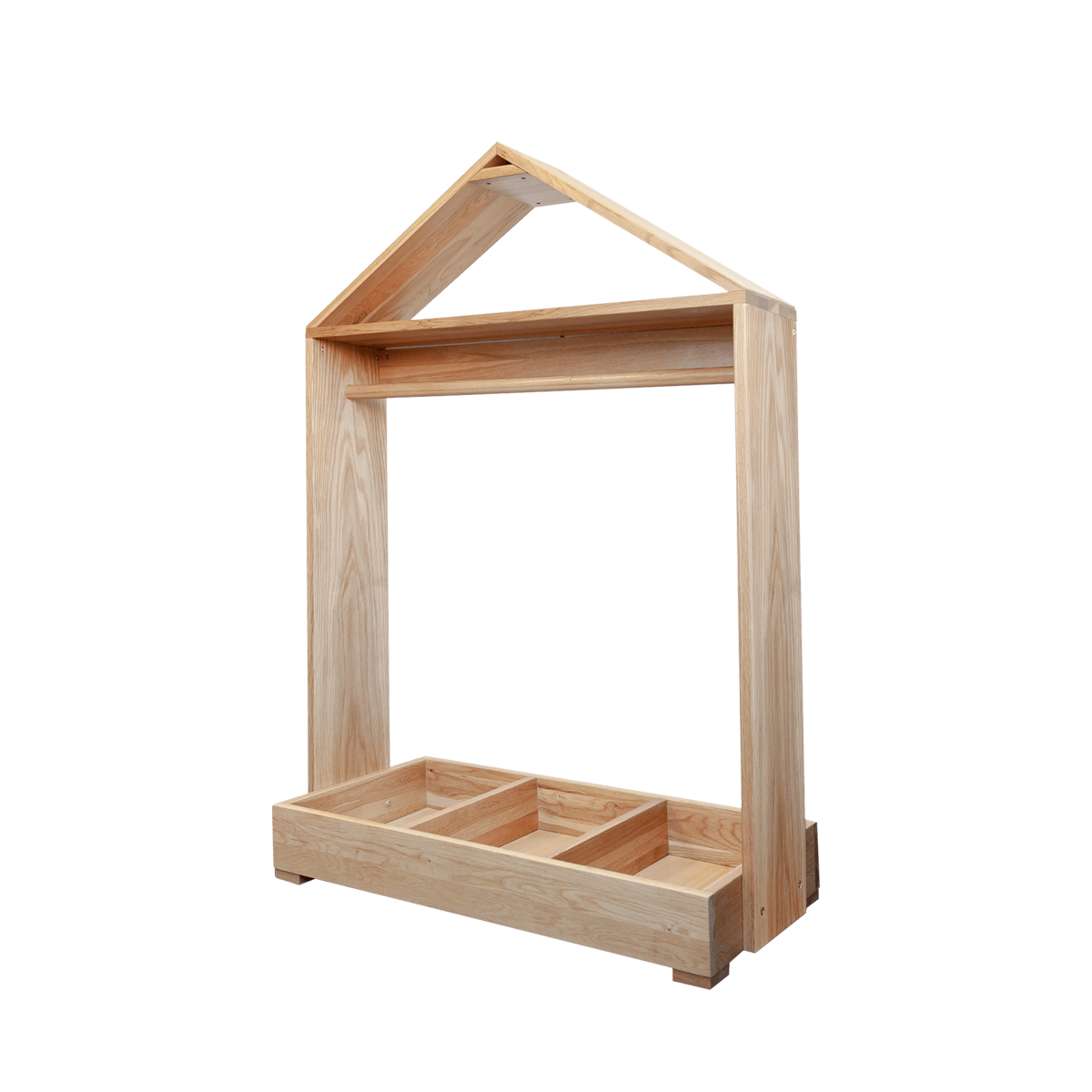 Oak Dress Up Rack