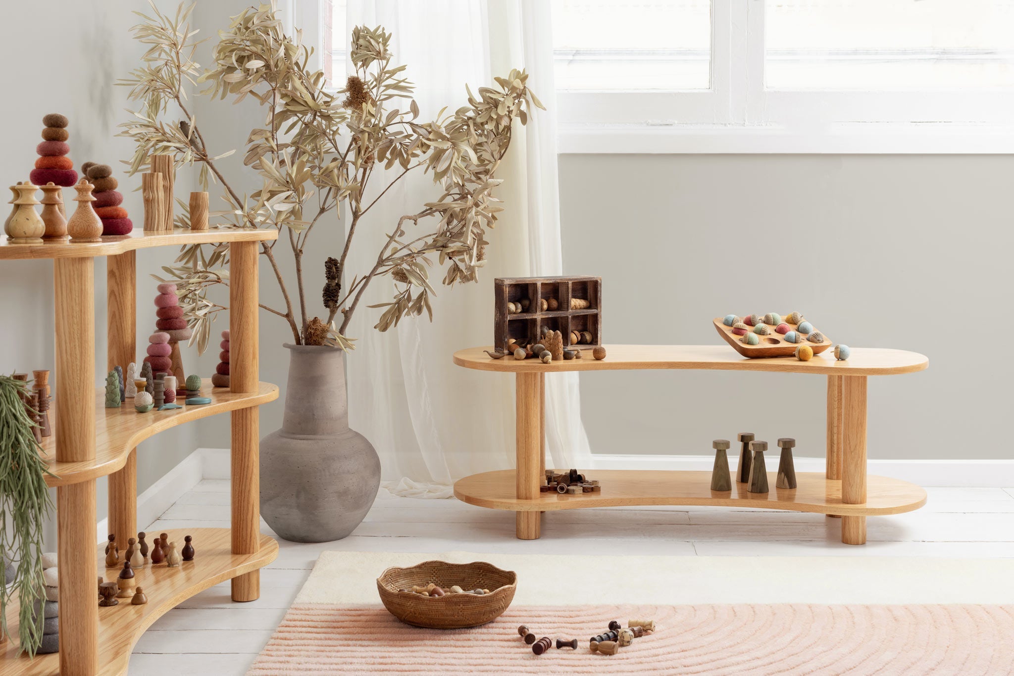 Oak Leni 2 Shelves