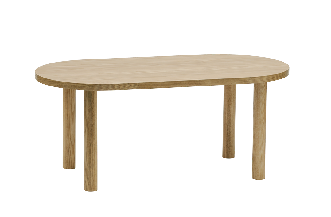 Oak Leni Oval Table