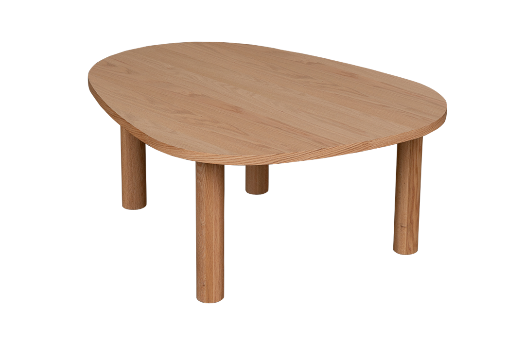 Oak Leni Organic Shape Table