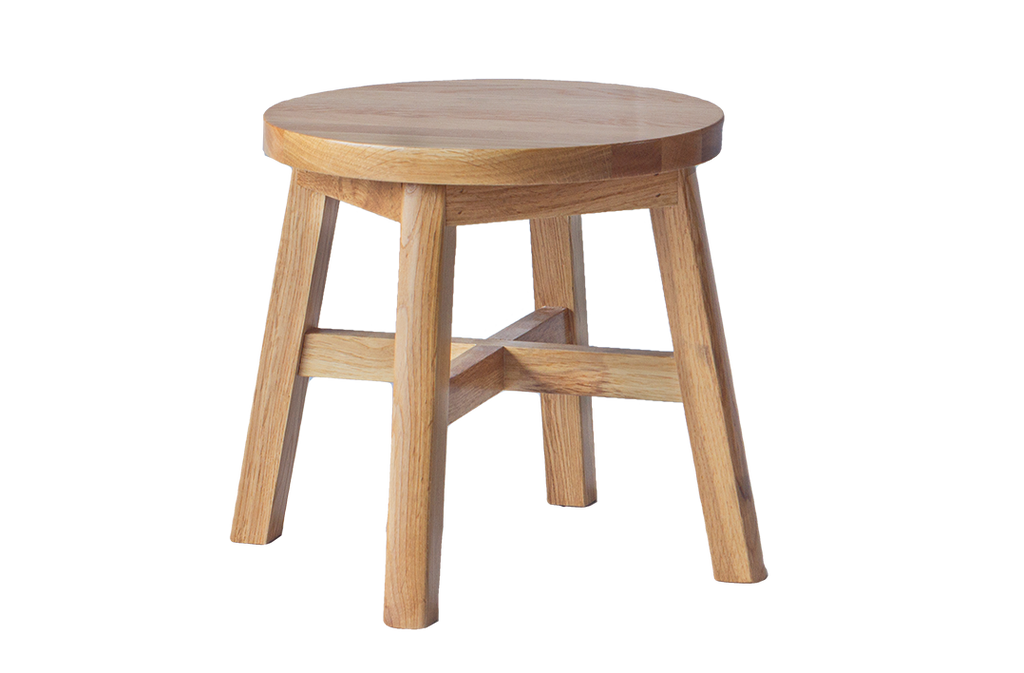 Oak Round Stool