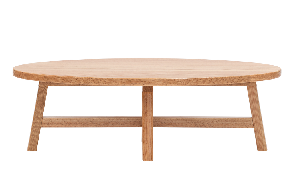 Oak Oval Coffee Table