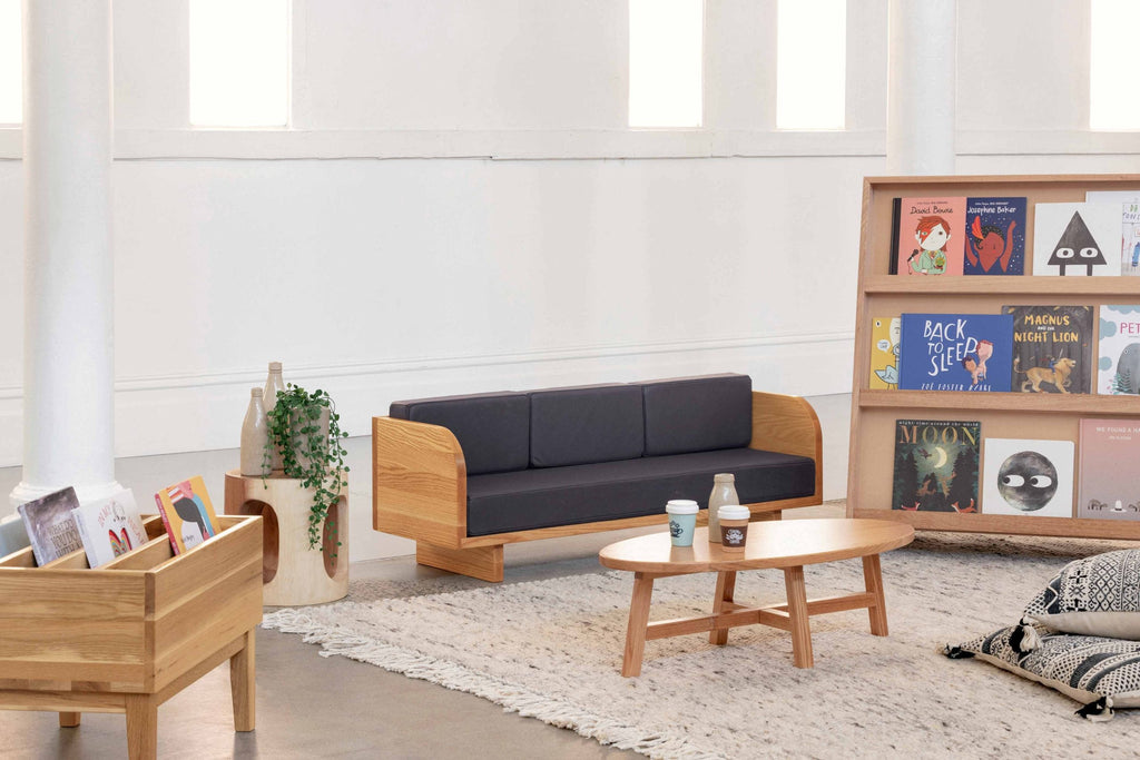 Oak Oval Coffee Table