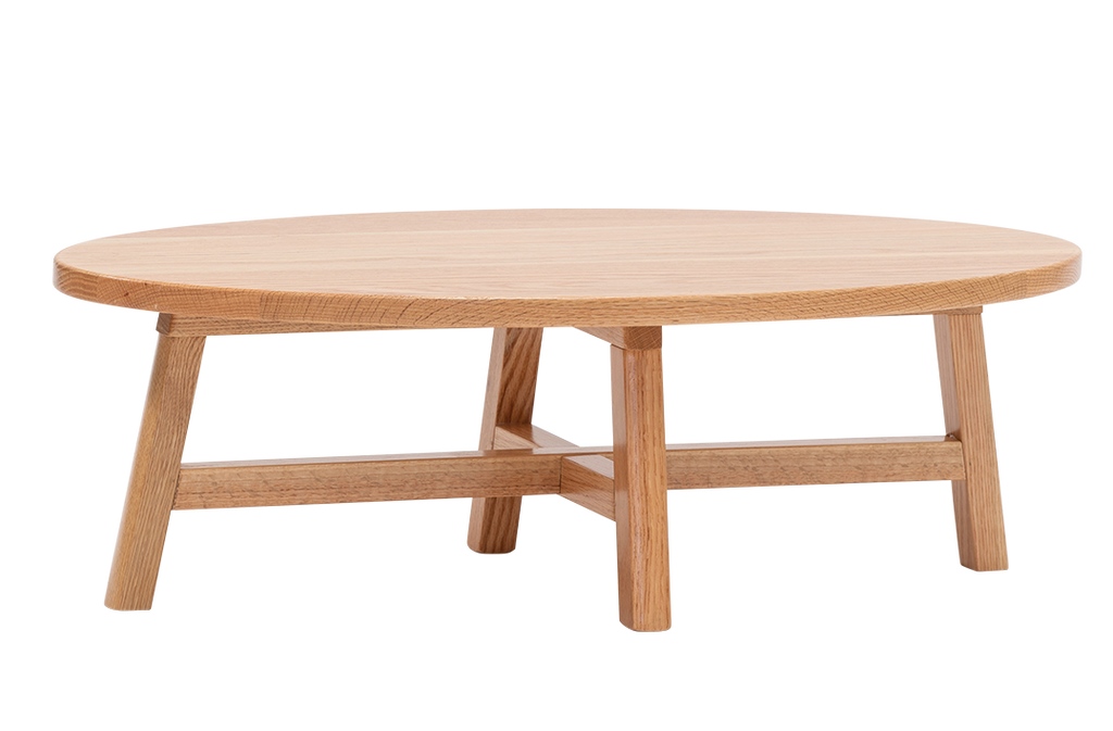 Oak Oval Coffee Table