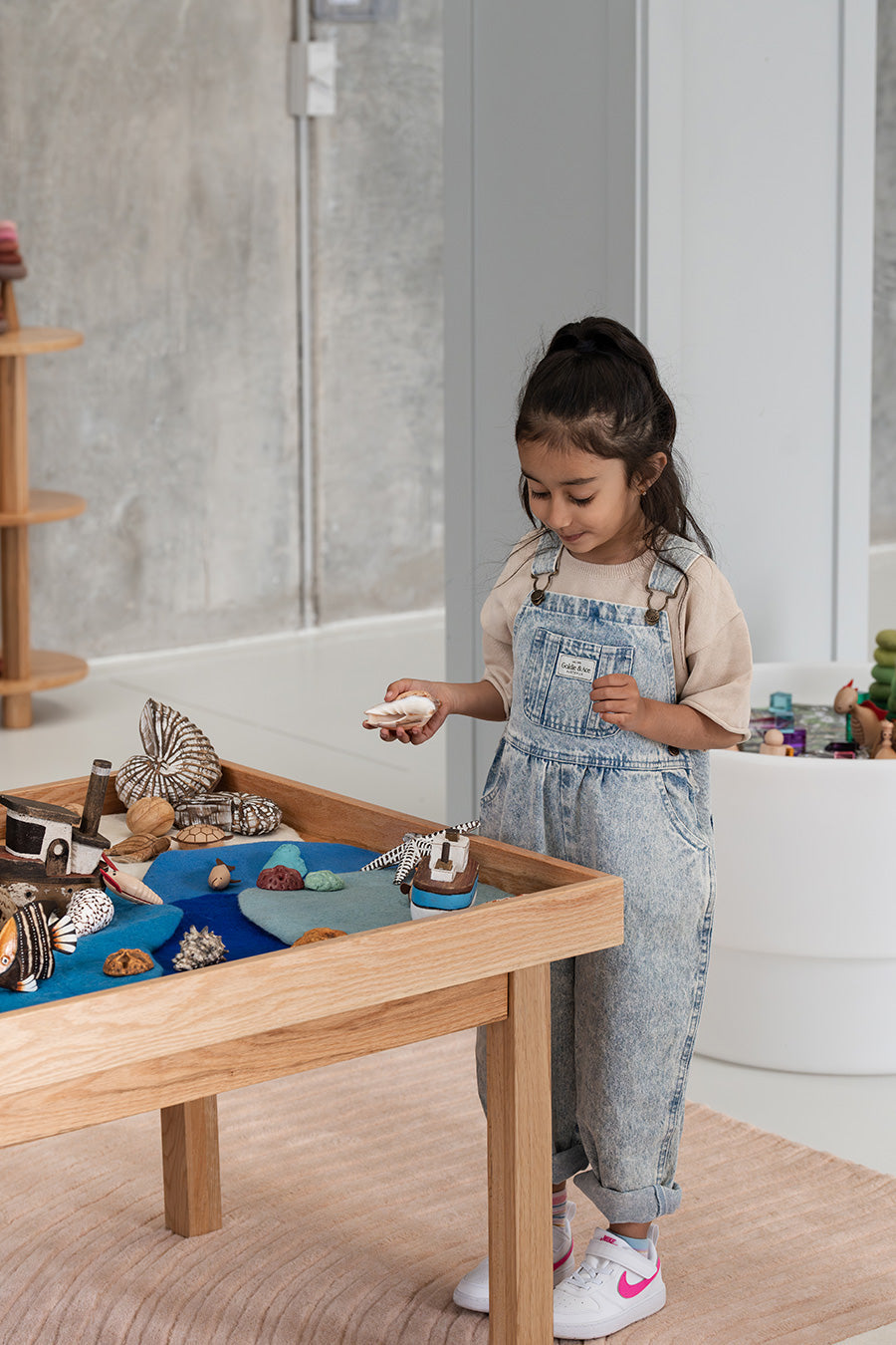 Oak Active Play & Learn Rectangle Table