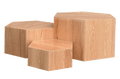 Oak Hexagon Nesting Tables