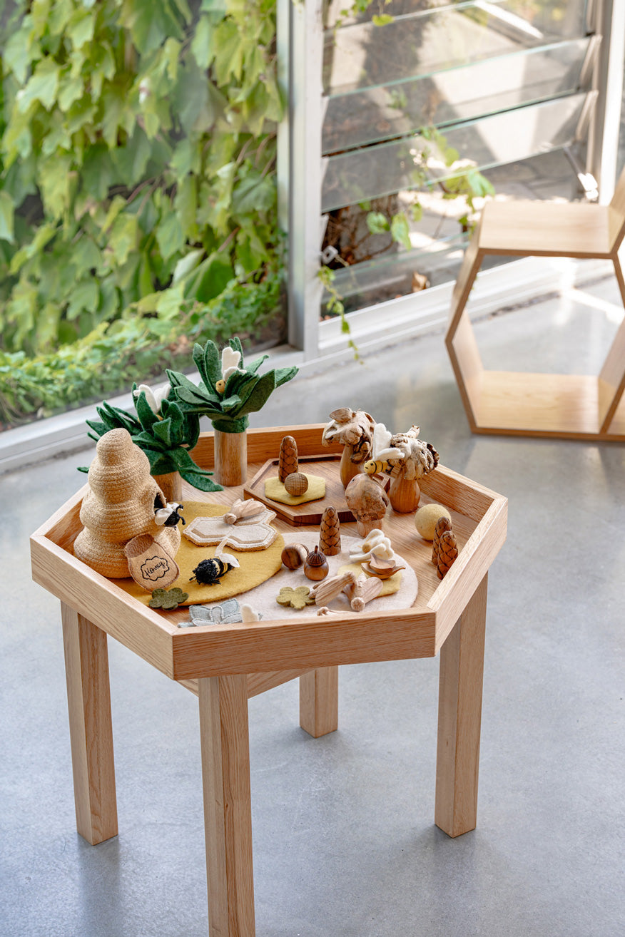 Oak Hexagon Active Play Table