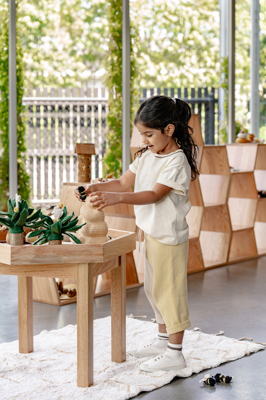 Oak Hexagon Active Play Table