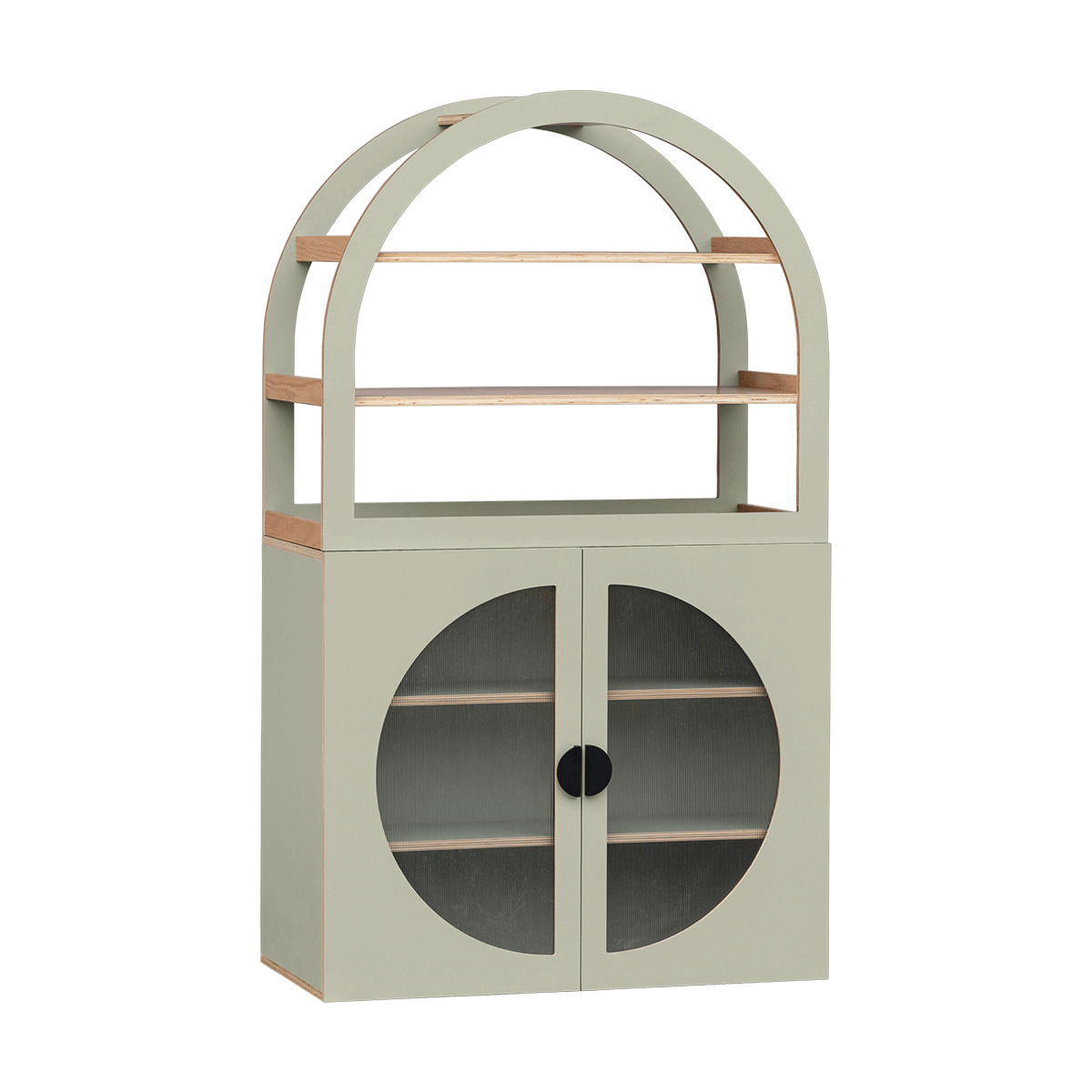 Arched Cabinet Perspex – Sage