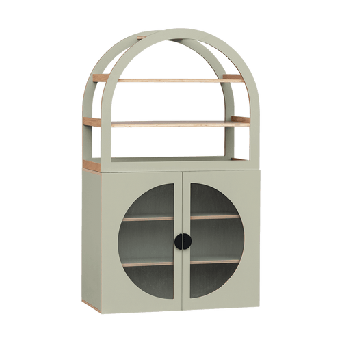 Arched Cabinet Perspex – Sage