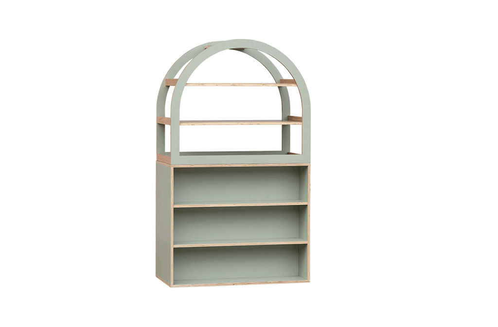 Arched Cabinet Perspex – Sage