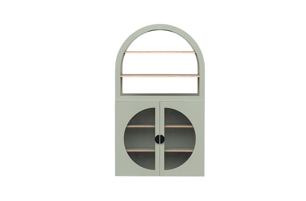 Arched Cabinet Perspex – Sage