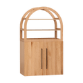 Oak Arched Cabinet